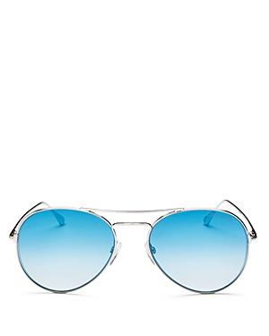 Tom Ford Men's Ace Brow Bar Aviator Sunglasses, 54mm
