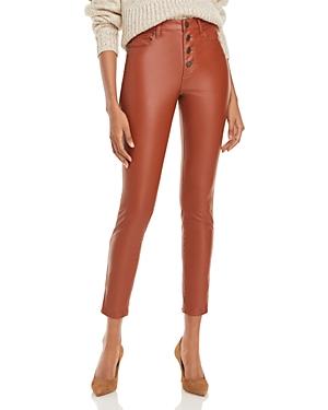 Blanknyc Button-front Faux-leather Skinny Pants - 100% Exclusive