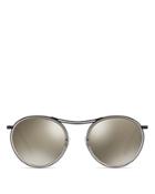 Oliver Peoples Women's Mp-3 30th Mirrored Round Sunglasses, 51mm