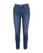 7 For All Mankind High Waist Ankle Skinny Jeans In Court St