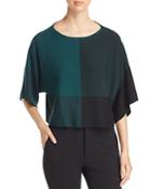 Eileen Fisher Color Block Crop Sweater