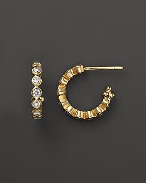 Temple St. Clair Eternity Hoop Earrings In 18k Yellow Gold With Diamonds, .60 Ct. T.w.