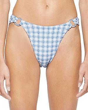Jonathan Simkhai Francesca Seersucker Bikini Bottom