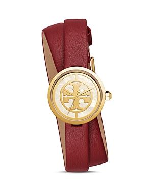 Tory Burch The Reva Red Wrap Strap Watch, 28mm