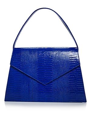 Anima Iris Grande Zaza Embossed Leather Shoulder Bag