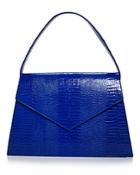 Anima Iris Grande Zaza Embossed Leather Shoulder Bag