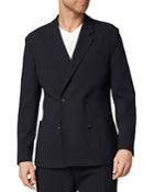 Paul Smith Textured Stretch Wool Double Breasted Sportcoat
