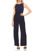 Vince Camuto Sleeveless Tie-front Jumpsuit