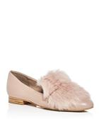 Donald J Pliner Women's Lillian Leather & Rabbit Fur Loafers