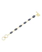 Freida Rothman Pave Flexible Bracelet In Rhodium & 14k Gold-plated Sterling Silver