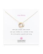 Dogeared Triple Karma Mixed Metals Necklace, 16