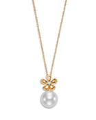 Bloomingdale's Fiore Cultured Freshwater Pearl & Diamond Flower Pendant Necklace In 14k Gold, 16-18 - 100% Exclusive