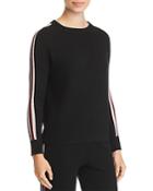 C By Bloomingdale's Varsity Striped-sleeve Cashmere Sweater - 100% Exclusive