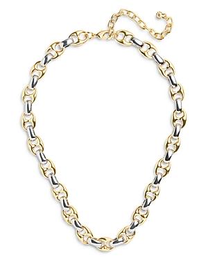 Baublebar Dana Mariner Link Collar Necklace In Two Tone, 16.5-19.5