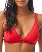 Kate Spade New York Mini Ruffle French Bikini Top