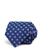 Canali Micro Floral Medallion Classic Tie