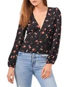 1.state Floral Print Top