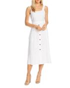 Vince Camuto Linen A-line Midi Dress