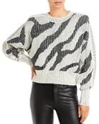 Iro Voryta Zebra Print Sweater
