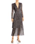 Sabina Musayev Carry Pleated Maxi Dress