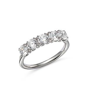 Bloomingdale's Certified Diamond Five Stone Ring In 14k White Gold, 1.50 Ct. T.w. - 100% Exclusive