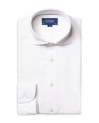 Eton Micro Weave Cotton & Silk Contemporary Fit Button Down Shirt