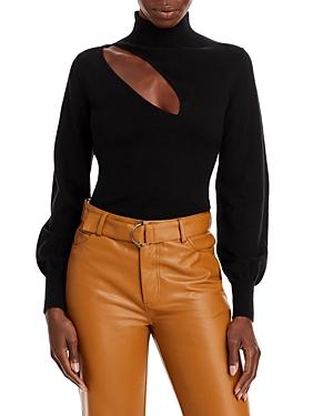 Nicholas Aliyah Mock Neck Cut Out Top