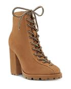 Schutz Women's Naina Block Heel Hiker Boots