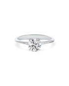 De Beers Forevermark Platinum Icon Diamond Solitaire Engagement Ring
