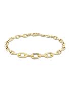 Zoe Chicco 14k Yellow Gold Square Oval Link Bracelet