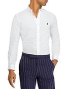 Polo Ralph Lauren Slim Fit Long Sleeve Poplin Button Down Shirt