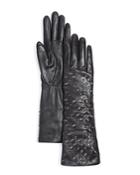 Agnelle Studded Long Gloves