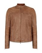 John Varvatos Star Usa Lex Leather Racer Jacket