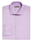 Canali Impeccabile Graphic Check Regular Fit Dress Shirt - 100% Exclusive