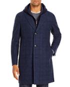 Cardinal Of Canada Wool-cashmere Regular Fit Topcoat With Hooded Bib
