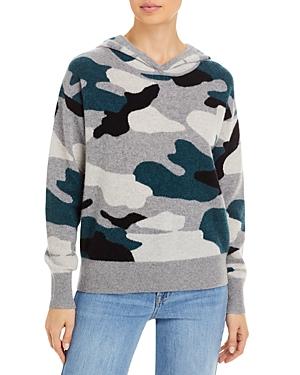 C By Bloomingdale's Cashmere Camo Cashmere Hoodie - 100% Exclusive
