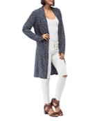 B Collection By Bobeau Jay Marled Open-front Duster