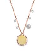 Meira T 14k Gold Pendant Necklace With Diamonds, 18