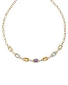 Multi Gemstone Necklace In 14k Yellow And White Gold, 18 - 100% Exclusive