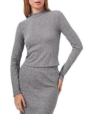 1.state Ribbed Knit Top