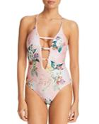 Isabella Rose Blossoms One Piece Swimsuit