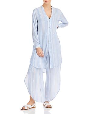J. Valdi Cape Tie Cover Up Shirt