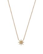 Colette Jewelry 18k Yellow Gold Galaxia Diamond Star Pendant Necklace, 16