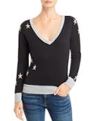 Chaser Star Intarsia V-neck Sweater