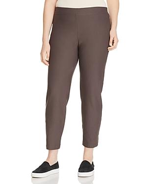 Eileen Fisher Plus Straight-leg Ankle Pants