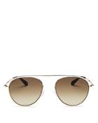 Tom Ford Men's Keith Brow Bar Aviator Sunglasses, 60mm