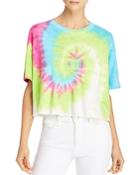 Pam & Gela Tie-dyed Cropped Tee