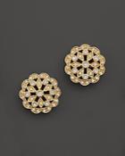 Vintage Inspired Diamond Studs In 14k Yellow Gold, .25 Ct. T.w.
