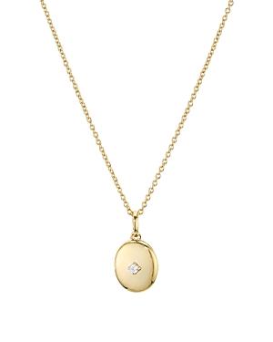 Nadri Small Oval Locket Pendant Necklace, 16