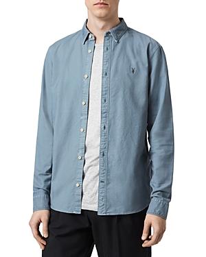 Allsaints Hungtingdon Cotton Slim Fit Button Down Shirt